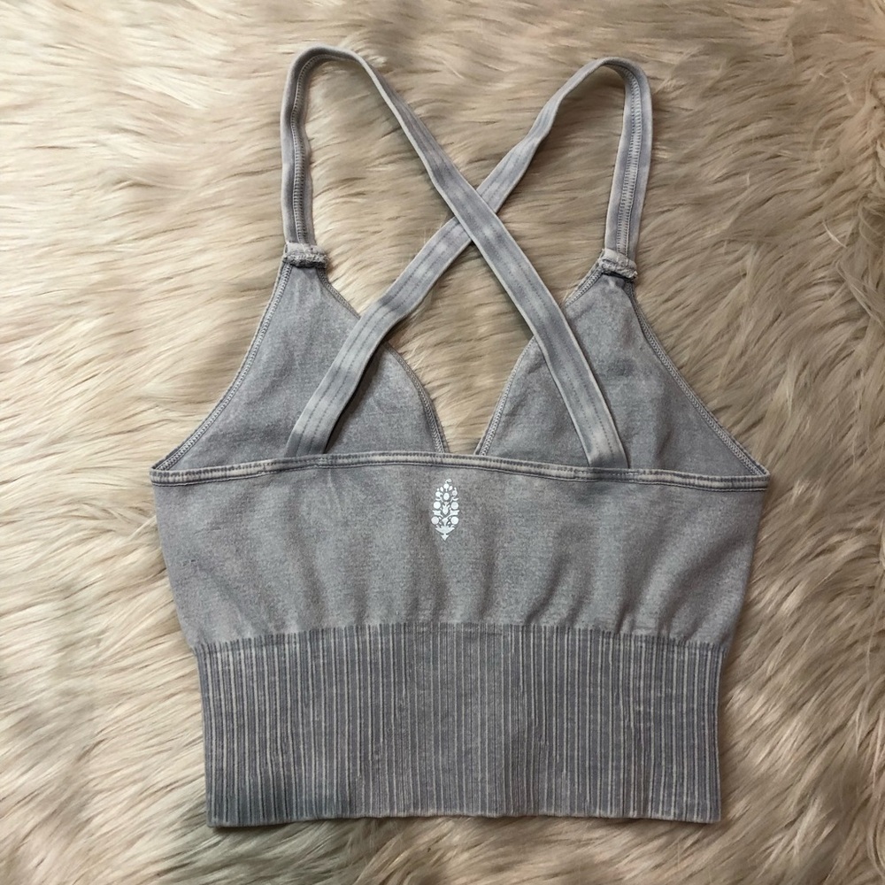 FREE PEOPLE Good Karma Crop Tank Top XS/S - Picture 4 of 8